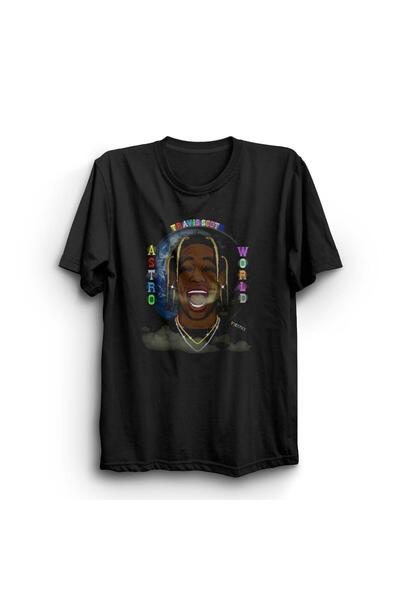 fame-stoned Travis Scott Astroworld Štampano majica