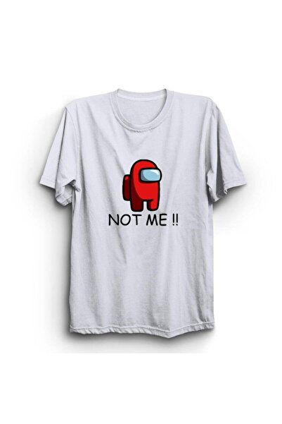 fame-stoned Among Us, igra Štampano unisex 100% pamuk bela T-shirt