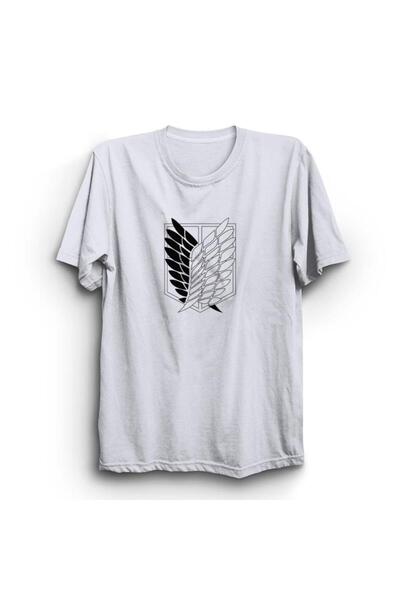 fame-stoned Футболка з принтом аніме «Атака титанів»