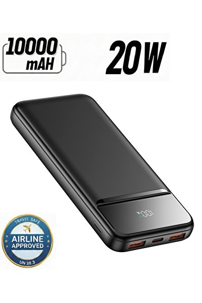 iOsuite شاحن متنقل بسعة 10000 مللي أمبير، يدعم الشحن السريع بقوة 20 واط، يشحن...