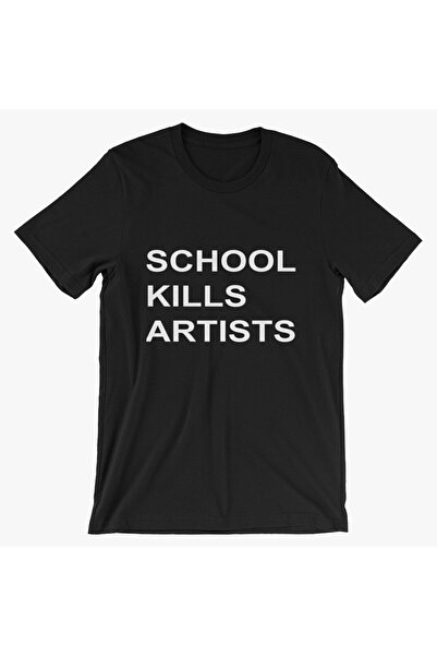 fame-stoned Унісекс чорна футболка з принтом