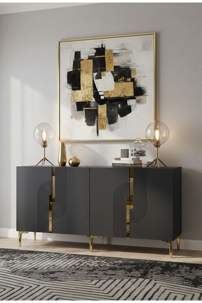 zetuna home KA1804AG KONSOL, ÇOK AMAÇLI DOLAP, KAHVE KÖŞESİ VE TV SEHPASI ANT...