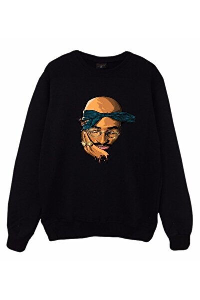 fame-stoned Tupac Shakur Štampano dukserica