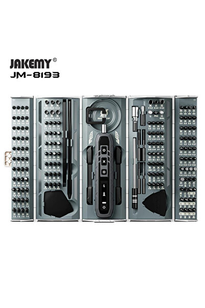 Choice مجموعة مفكات كهربائية دقيقة 180 في 1 من جاكيمي، مفك مغناطيسي لاسلكي