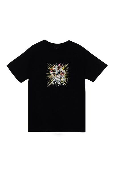 fame-stoned My Hero Academia Anime з принтом, унісекс, 100% бавовна, чорна фу...