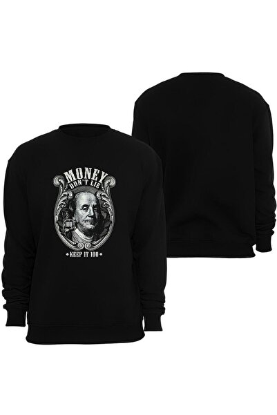 fame-stoned Світшот з принтом «Gangsta» унісекс з коміром-стійкою