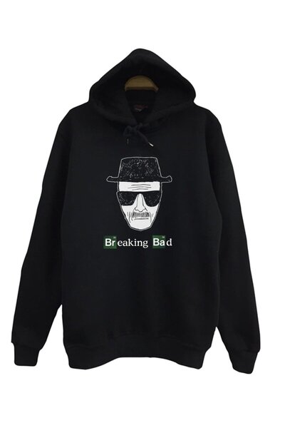 fame-stoned Breaking Bad Štampano Unisex 100% pamuk crna majica