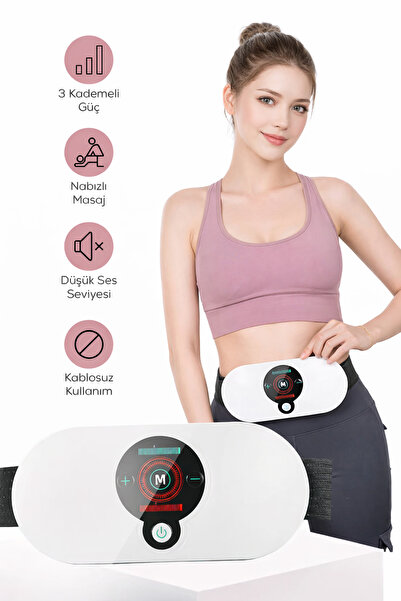 Arfseb Regl Dönemi Bel ve Karın İçin Sıcak Kompresli Rahatlatıcı Masaj Aleti