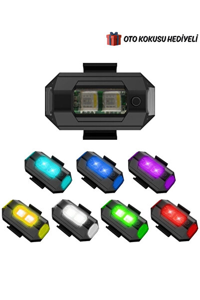 Autowise Mini Uçak Kanat Led Kablosuz Aircraft Rgb Led Lamba Kablosuz Mini Ça...