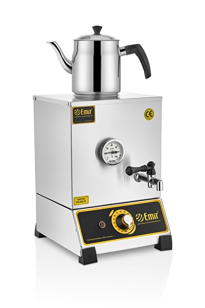 Emir Endüstriyel Mutfak Emirmakine Çay Ocağı Kazanı 15 Model Elektrikli Pleyt...