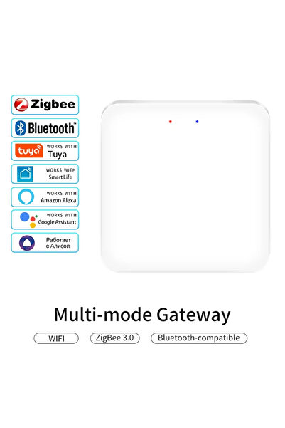 GGBEE بوابة متعددة الأوضاع Tuya WiFi Smart Wireless Multi Mode Gateway ZigBee...