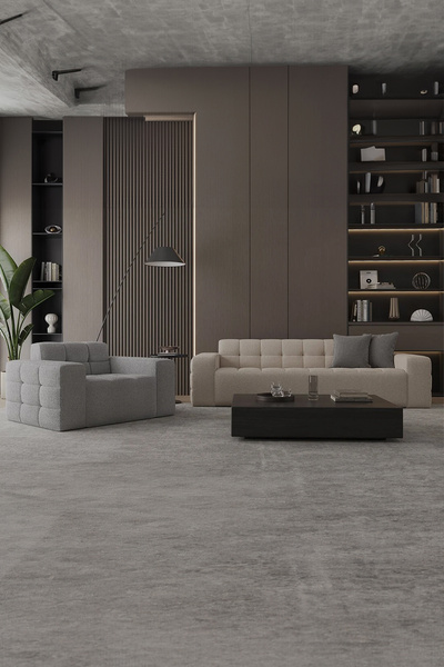 Modalife Zuma Urban Koltuk Takımı ( 1 Adet 3'lü Koltuk, 1 Adet Berjer ) (Yata...