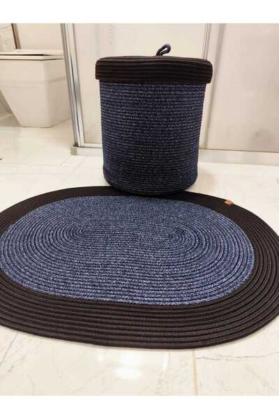 ModaCardin Σετ πατάκι μπάνιου από άχυρο από γιούτα Bohemian Style - 50x80 / Κ...