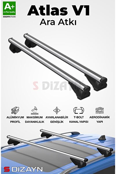S Dizayn S-Dizayn Renault Duster S-Bar Atlas V1 Ara Atkı Tavan Taşıyıcı Barı ...