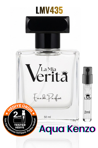 la mia verita Aqua Erkek Parfüm LMV435 Bergamot, Sedir Ağacı, Vanilya, Amber,...