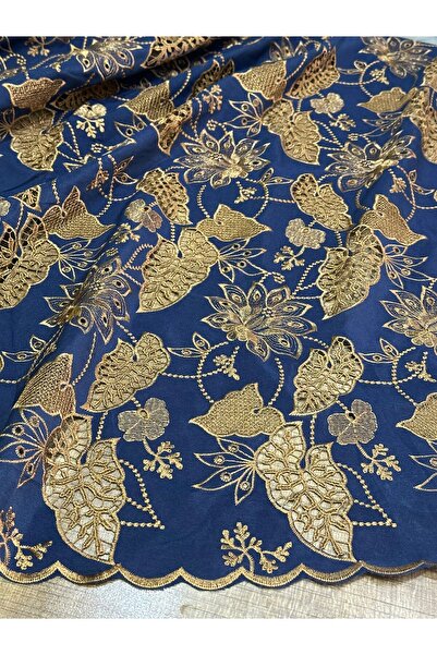 Gönülden Tasarım NAKIŞ İŞLEME GÜPÜR OSMANLI TRANSPARAN YAPRAKLI VİSKON KUMAŞ ...