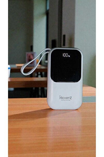 HEARTZ Hızlı Şarj Destekli 10.000 mAh Powerbank | Taşınabilir Pil Şarj Aleti-H12