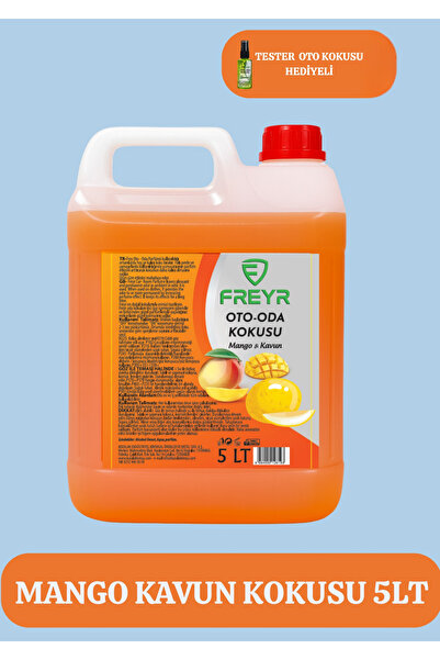 FREYR Mango & Kavun Oda ve Oto Araç Kokusu 5 Litre Sprey Araba-Oda Parfümü - ...