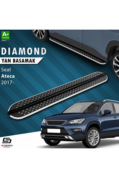 S Dizayn S-Dizayn Seat Ateca Diamond Krom Yan Basamak 173 Cm 2017 Üzeri A+ Ka...