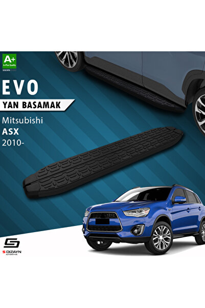 S Dizayn S-Dizayn Mitsubishi ASX Evo Siyah Yan Basamak 183 Cm 2010 Üzeri A+ K...