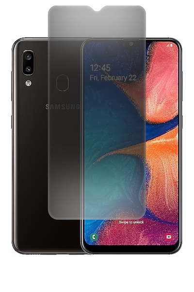 Phonextra واقي شاشة سامسونج جالاكسي A20 9H ماتي جوست نانو، مرن ومقاوم للكسر