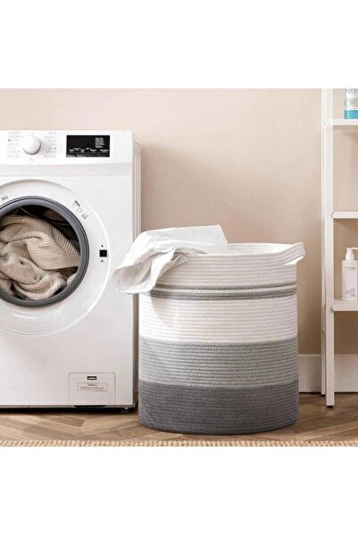 ModaCardin Καλάθι από γιούτα και ψάθινο - Μπάνιο, βρώμικο και καλάθι παιχνιδι...