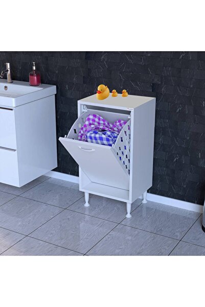 Modilayn SÖKE Banyo İçin Sihirli Kutu 50x75x32,5 cm’ lik 1 Göz Sepet Hazneli ...