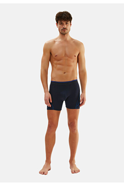 Eros Lacivert Ers014 Compact Renkli Boxer