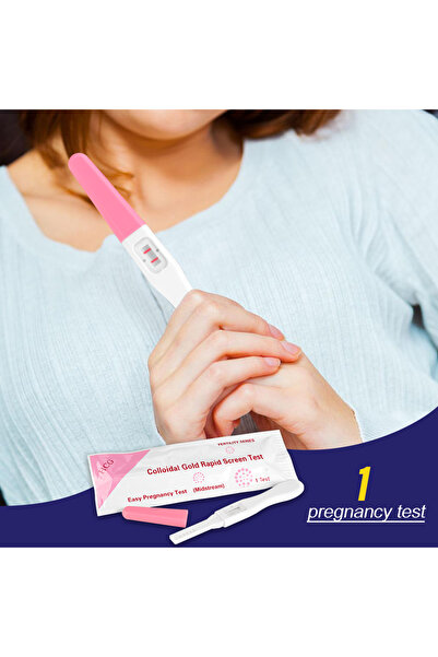 Choice 1 Pack Pregnancy Test Midstream, Early HCG Detection Sticks - Pregnant...