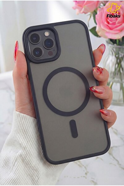 Fibaks iPhone 12 Pro Max Kılıf Kamera Çıkıntılı Magsafe Şarj Destekli Hassas ...