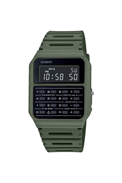 Casio CA-53WF-3BDF Quartz Dijital Silikon Yeşil 34 mm Erkek Kol Saati