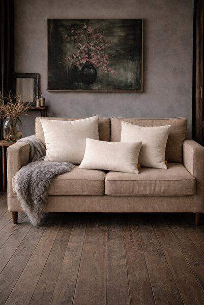 Alacastore Набір подушок з гладким кольором, з віскозним наповнювачем, 3 різн...