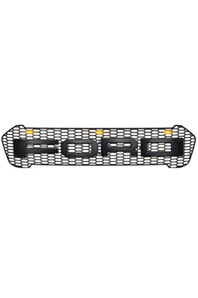 Xenon Bright Grilă radiator neagră mată cu LED-uri portocalii Ford Ranger T8 ...