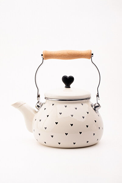 EMAYlab Black Cupid Enamel Kettle
