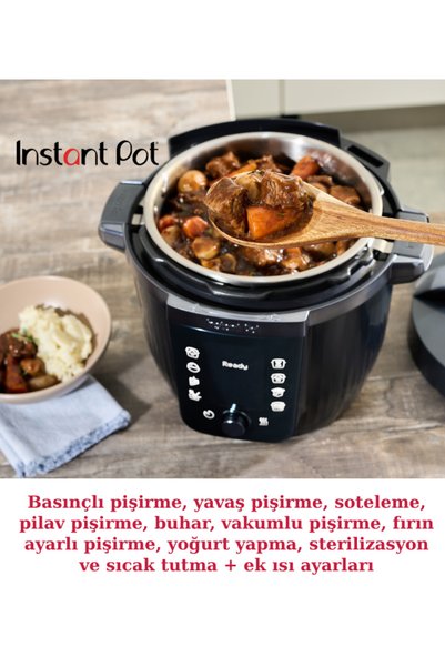 Instant Pot Pro WiFi (5,7 L) Çok Amaçlı Pişirici Elektrikli Düdüklü Tencere