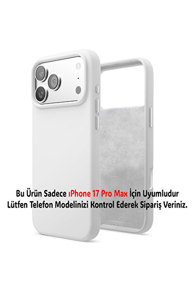 Merwish Apple Iphone 17 Pro Max Uyumlu Içi Kadife Lansman Silikon Kılıf Kapak...