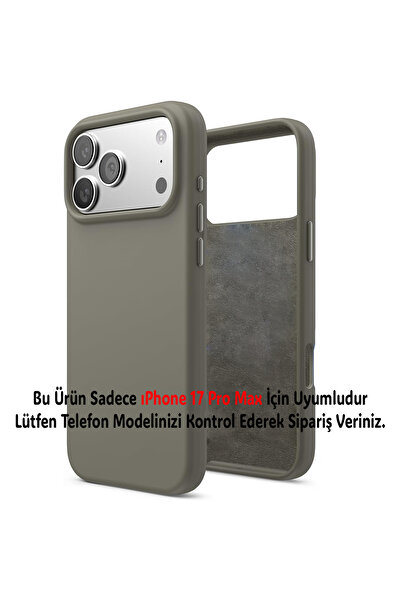 Merwish Apple Iphone 17 Pro Max Uyumlu Içi Kadife Lansman Silikon Kılıf Kapak...