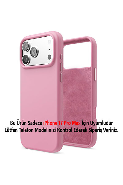 Merwish Apple Iphone 17 Pro Max Uyumlu Içi Kadife Lansman Silikon Kılıf Kapak...