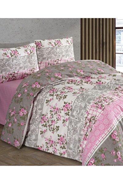VELLON HOME طقم غطاء لحاف مزدوج من القطن