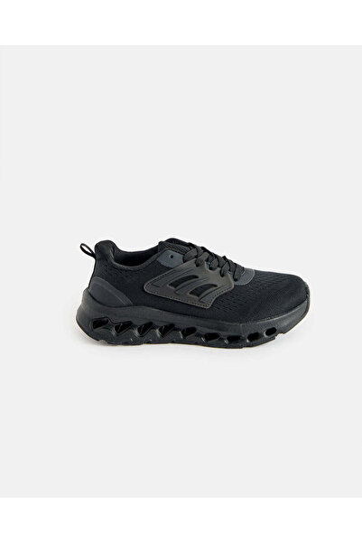 REDTAG Senior Boys Black Material Block Trainer