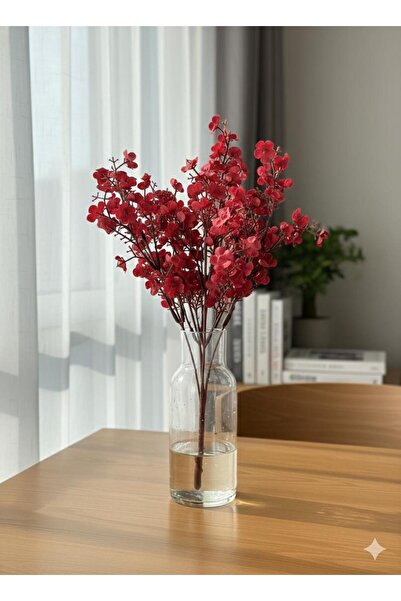 YASİMA 1 Piece Burgundy Almond Flower Special Home Decoration