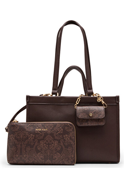 Anne Klein حقيبة كتف مزينة بشعار العلامة التجارية