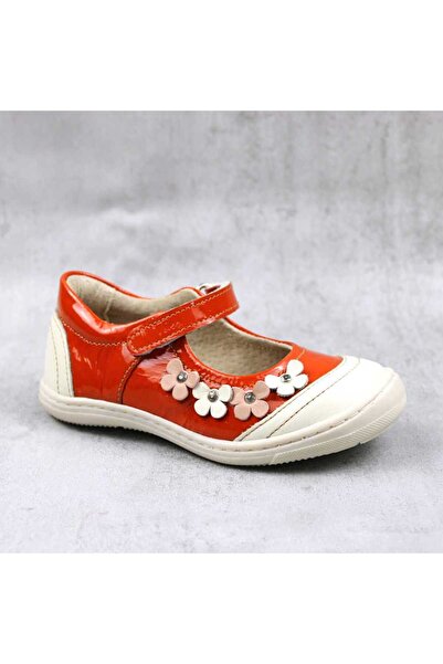 tino Lightweight children's shoes, decorated with flowers, made of natural le...