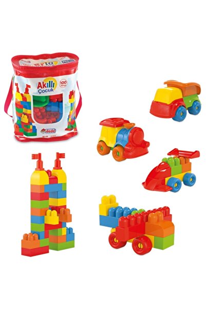 Sayıcı Kids مجموعة مكعبات بناء كبيرة SMART CHILD 100 قطعة + صندوق خاص + سهلة ...