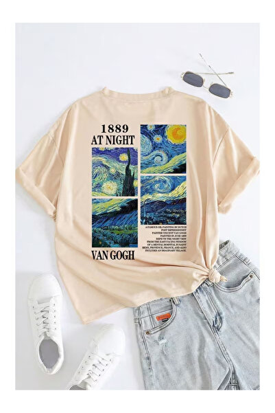 COMANCHERO Unisex majica sa Van Gogh printom, veće veličine