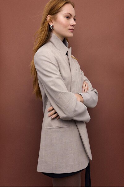 Stradivarius Striped open blazer