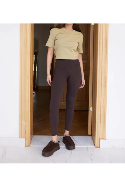 Melissatelier Recovery Sports Modal Women's Tights Brown