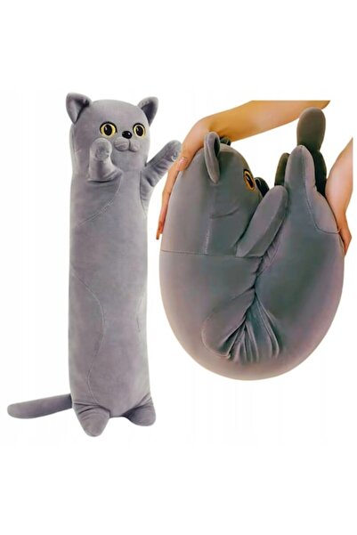 OEM Gray Plush Cat 50 cm – Expandable Toy Pillow