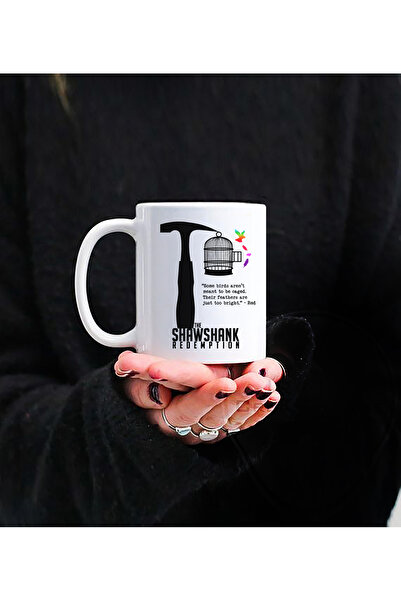 Darkia كوب من البورسلين بتصميم فيلم Shawshank Redemption مطبوع هدية