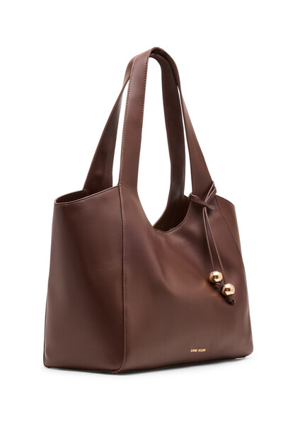 Anne Klein حقيبة كتف مزينة بشعار العلامة التجارية